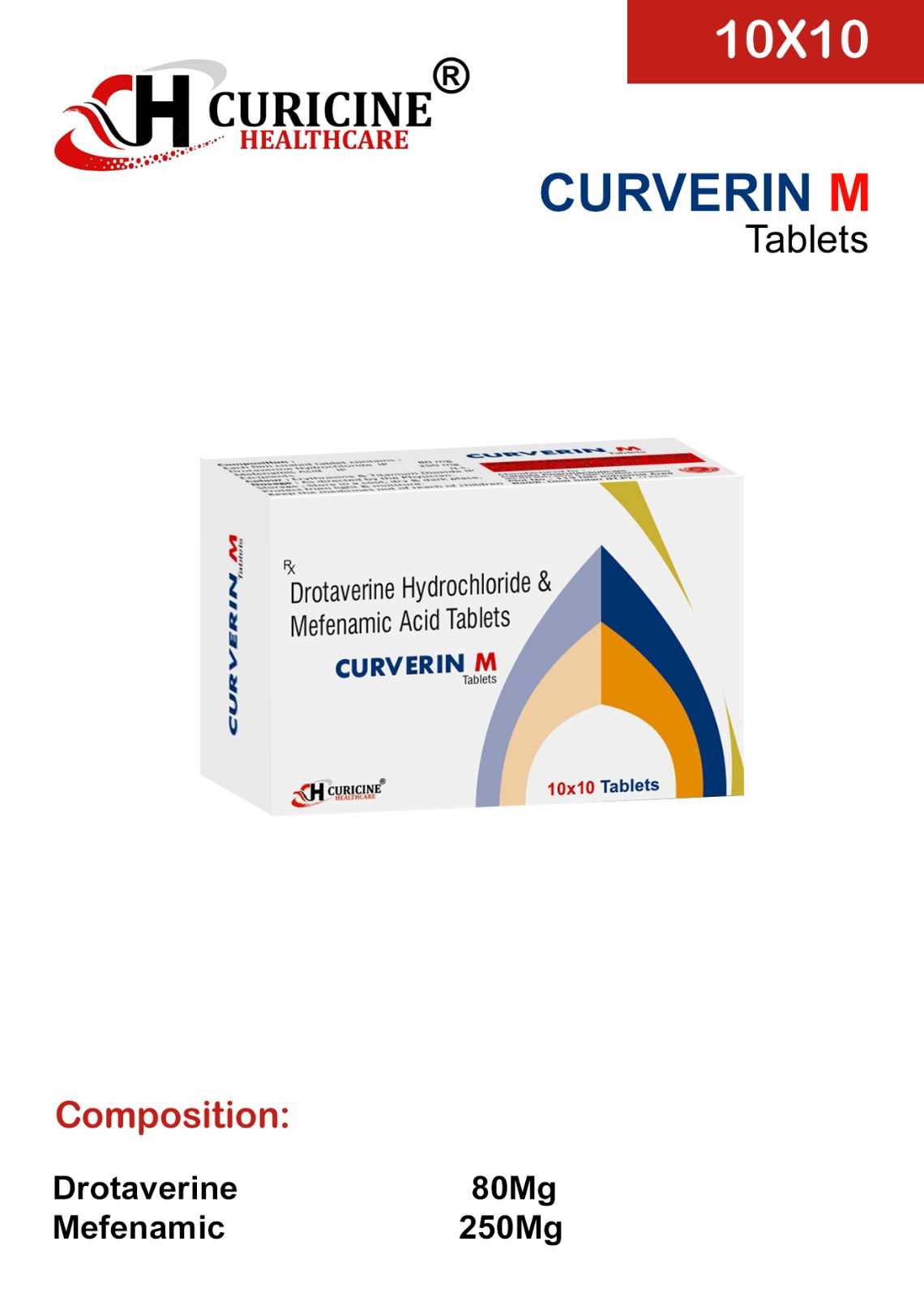 Drotaverine 80Mg  Mefenamic 250Mg